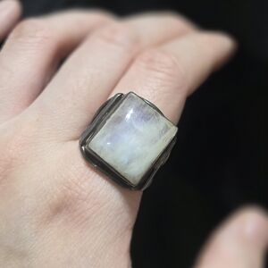 Sterling Silver Moonstone Ring
